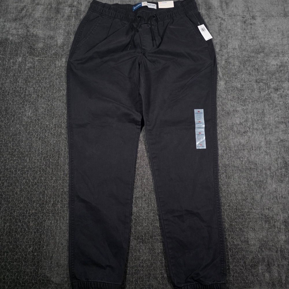 Old Navy Mens Medium Modern Jogger Pants Black Built-In Flex Size M 598431-17-1